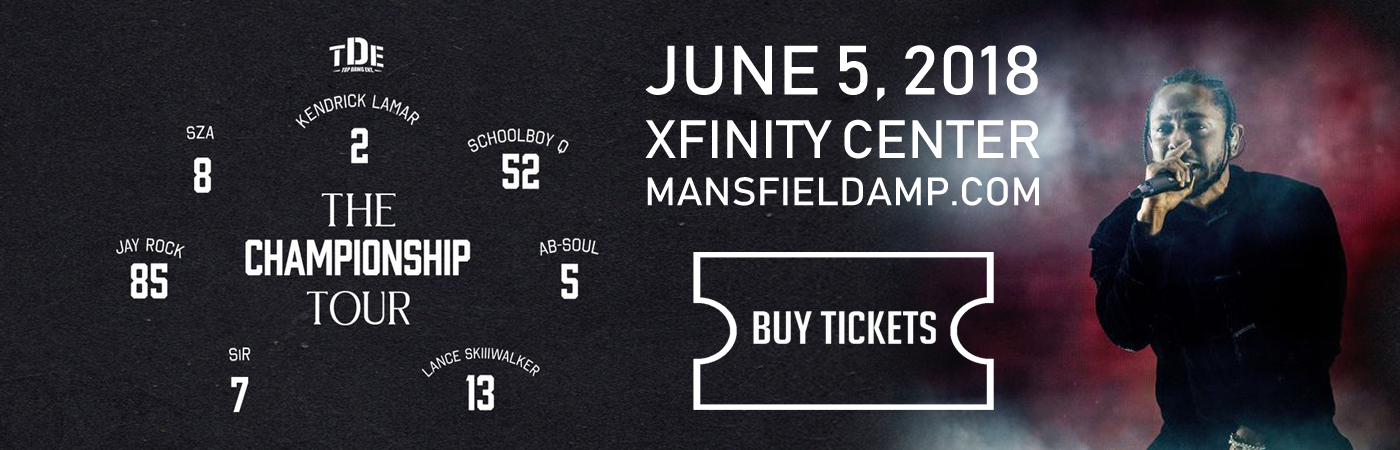 Concert update: Kendrick Lamar coming to Xfinity in Mansfield, Go